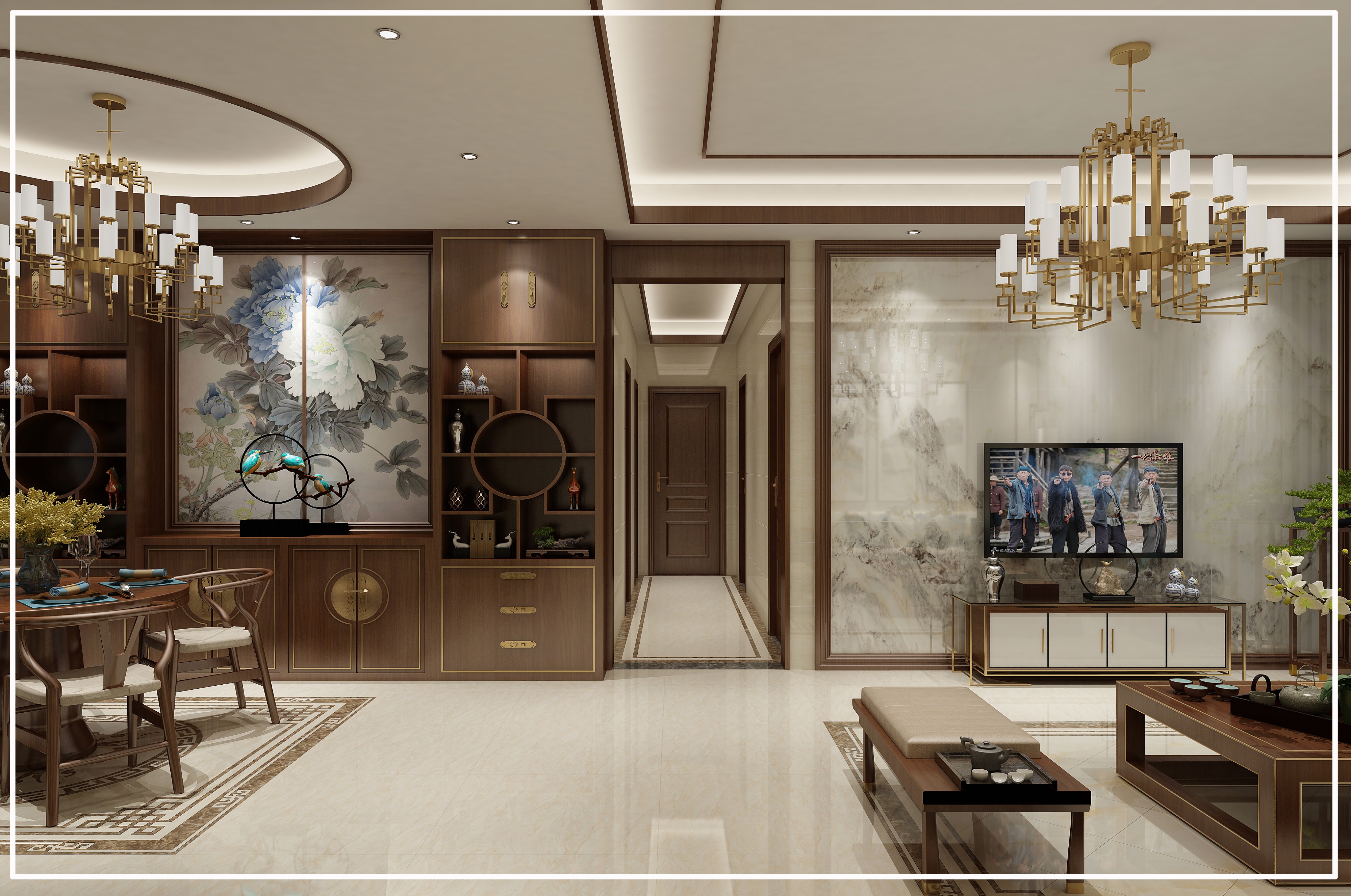 73平的簡約風小戶型，灰色加上藕粉色，輕松又優雅