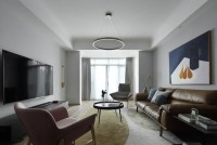 沈陽龍坤裝飾整屋裝修效果案例105平米現代簡約二居室-沈陽裝修推薦